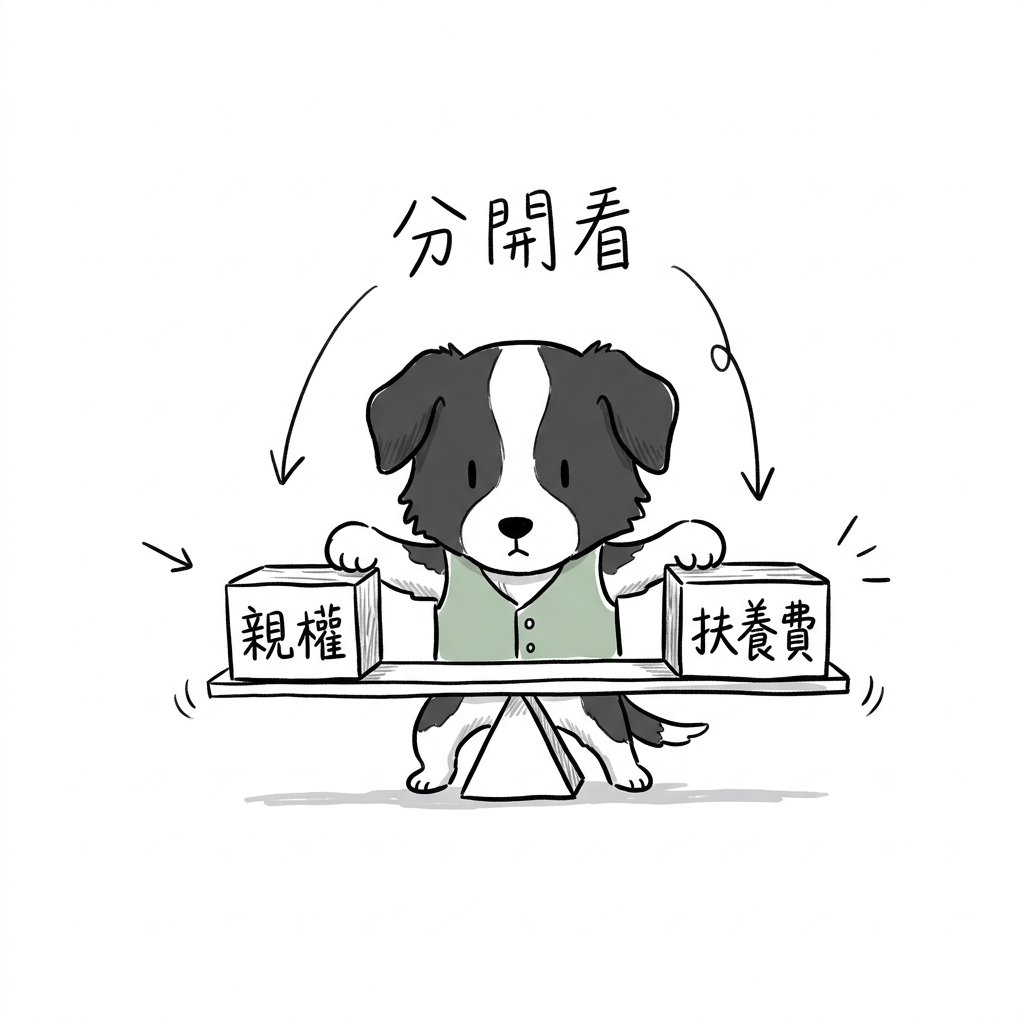 子女親權與扶養費分流